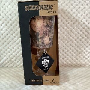 Rednek Party Cup Camo 16oz by Carson Wine Beer Cup Style New in Box 🍂
